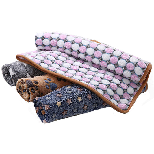 Warm Pet Flannel Printed Blanket