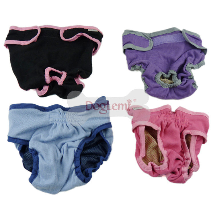 Small, Medium and Large Dog Physiological Pants