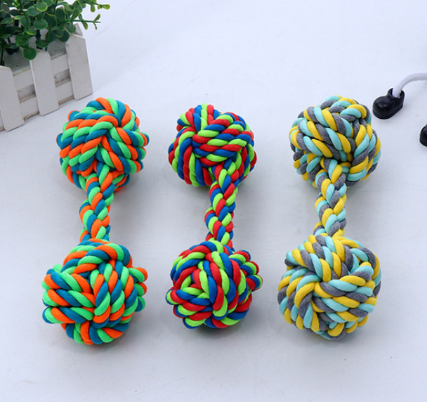 Pet Randomly Colored Cotton Rope Toy For Dogs