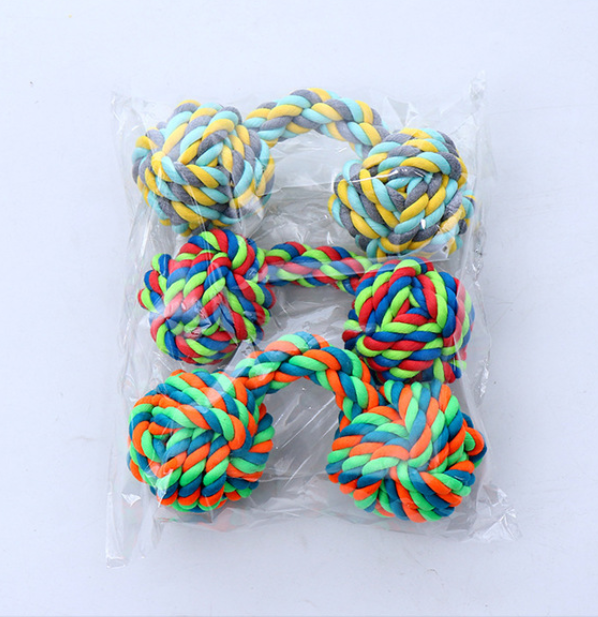 Pet Randomly Colored Cotton Rope Toy For Dogs