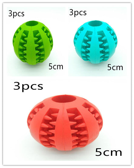 Cute Funny Rubber Dog Ball Toy And Slow Feeder