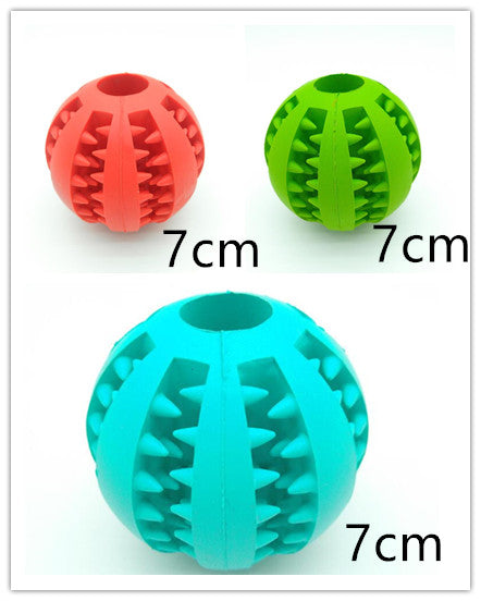 Cute Funny Rubber Dog Ball Toy And Slow Feeder