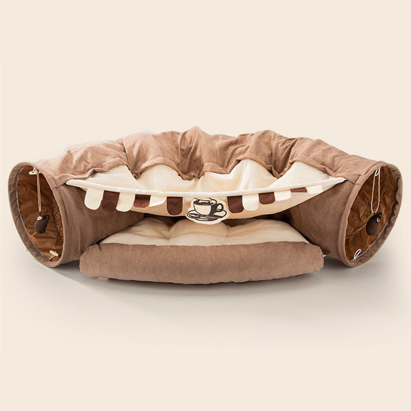 Durable Washable Collapsible Cat Tunnel