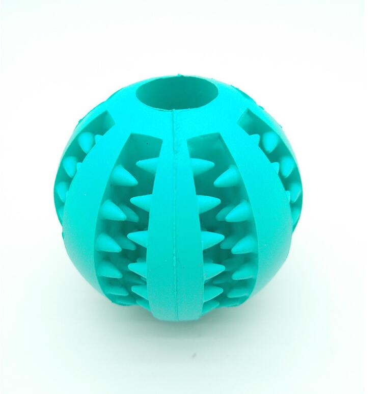 Cute Funny Rubber Dog Ball Toy And Slow Feeder