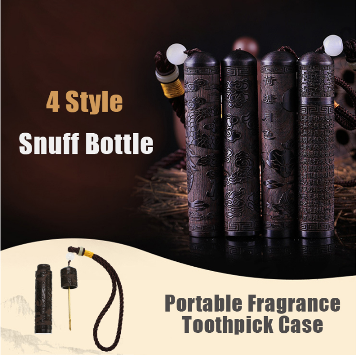 Portable Vial Fragrance Toothpick Container