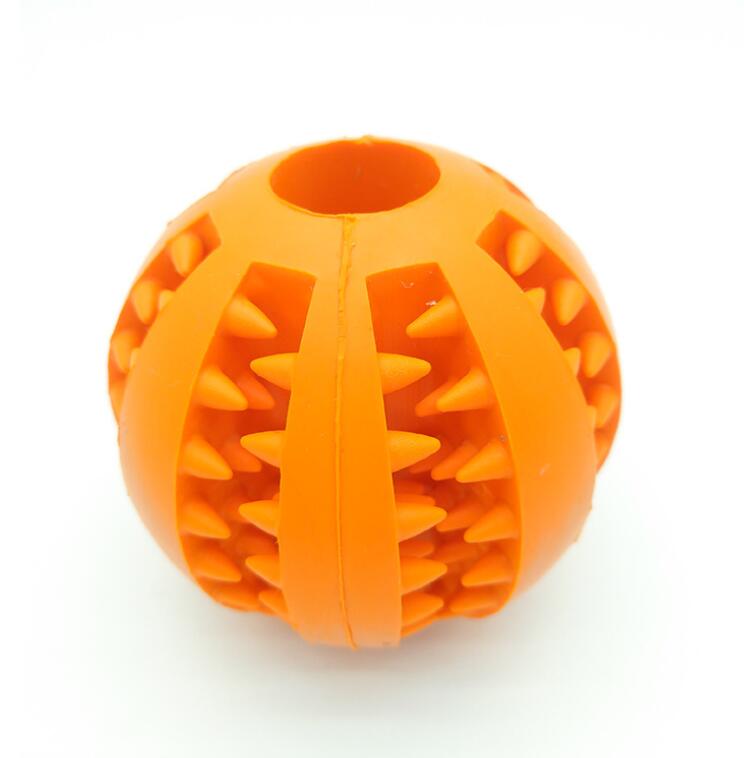 Cute Funny Rubber Dog Ball Toy And Slow Feeder