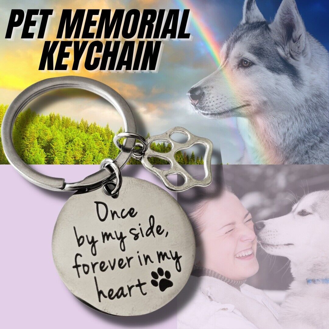 Pet Remembrance Keychain And Sympathy Memorial Gifts