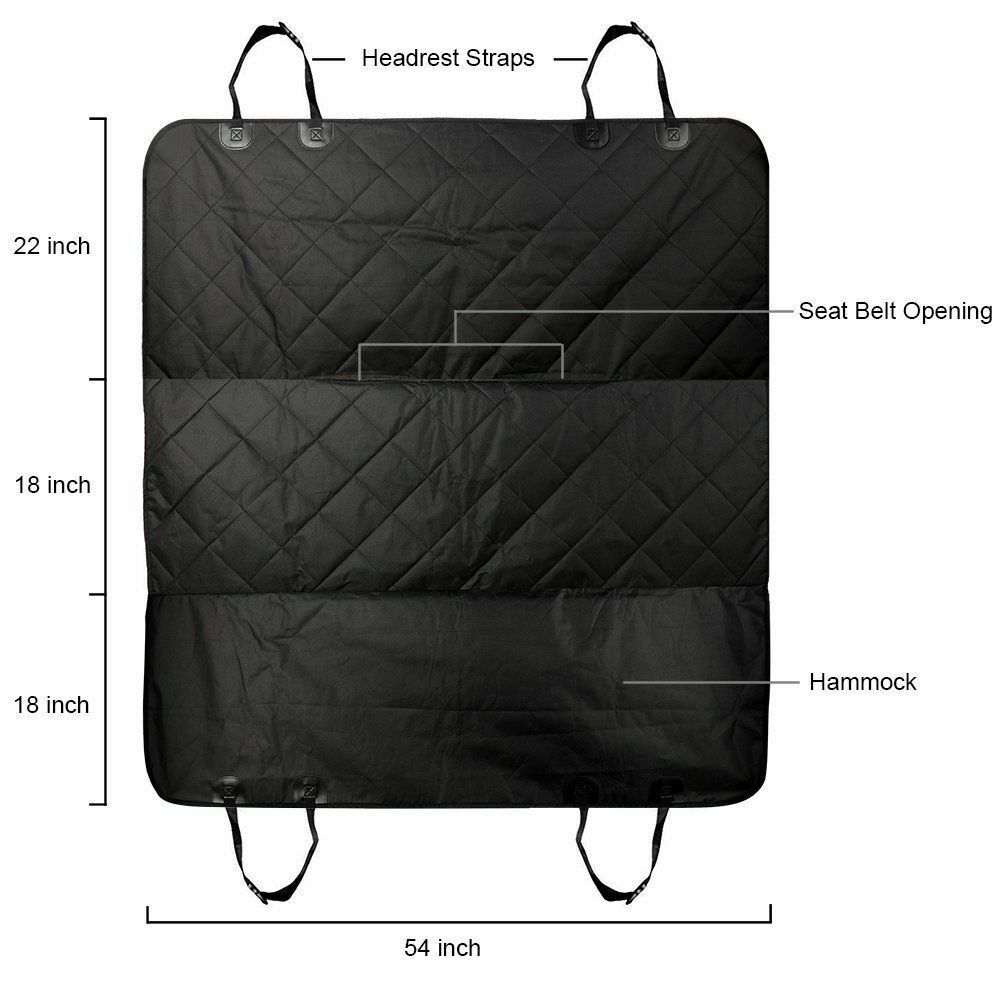 Pet Seat Cover For Cars, Trucks, SUV With Waterproof Protector