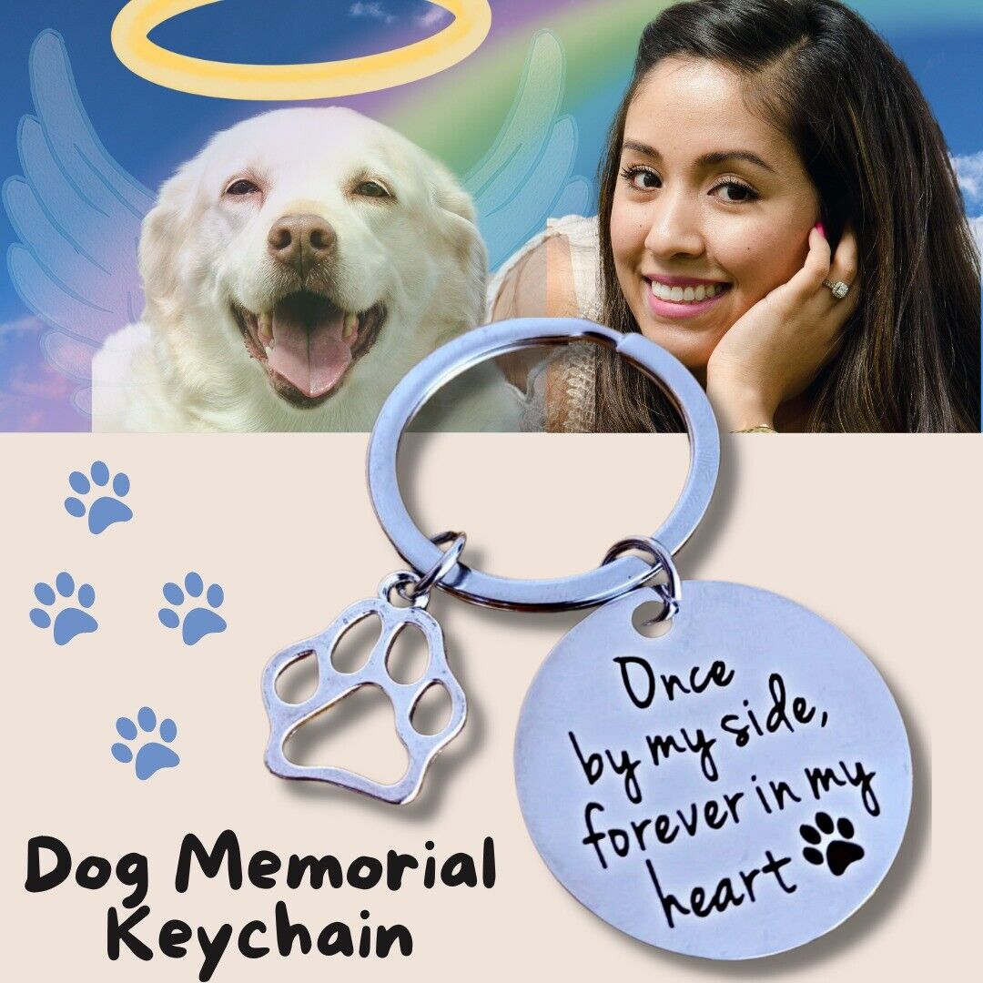 Pet Remembrance Keychain And Sympathy Memorial Gifts