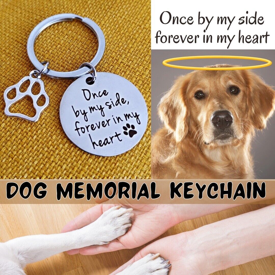 Pet Remembrance Keychain And Sympathy Memorial Gifts