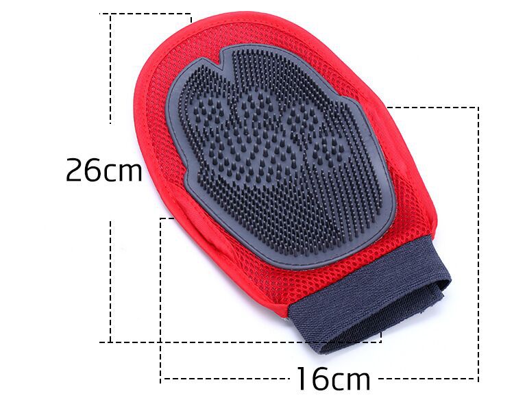 Dog fur and grooming massage brush