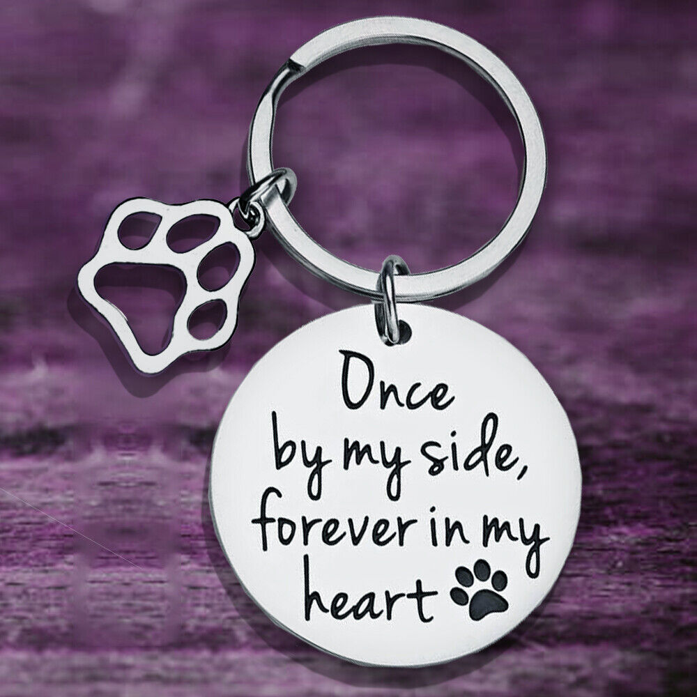 Pet Remembrance Keychain And Sympathy Memorial Gifts