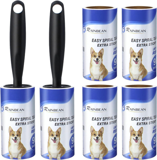 RAINBEAN Lint Rollers For Pet Hair Removal From Clothes