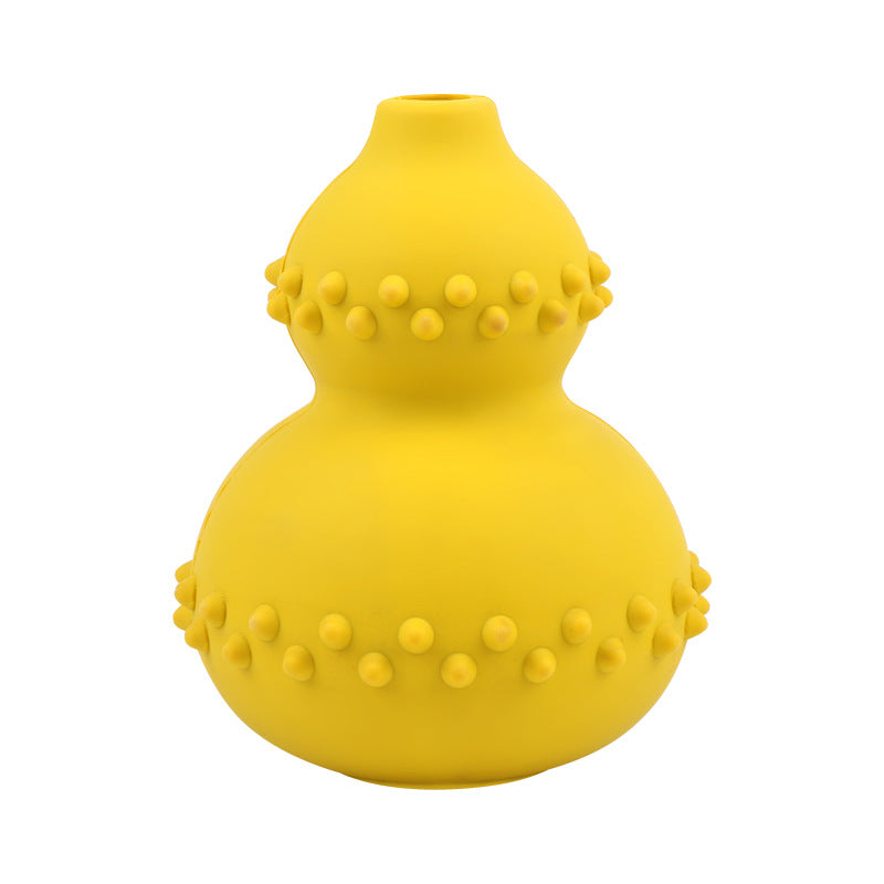 Natural rubber pet toy resistant to biting and grinding teeth